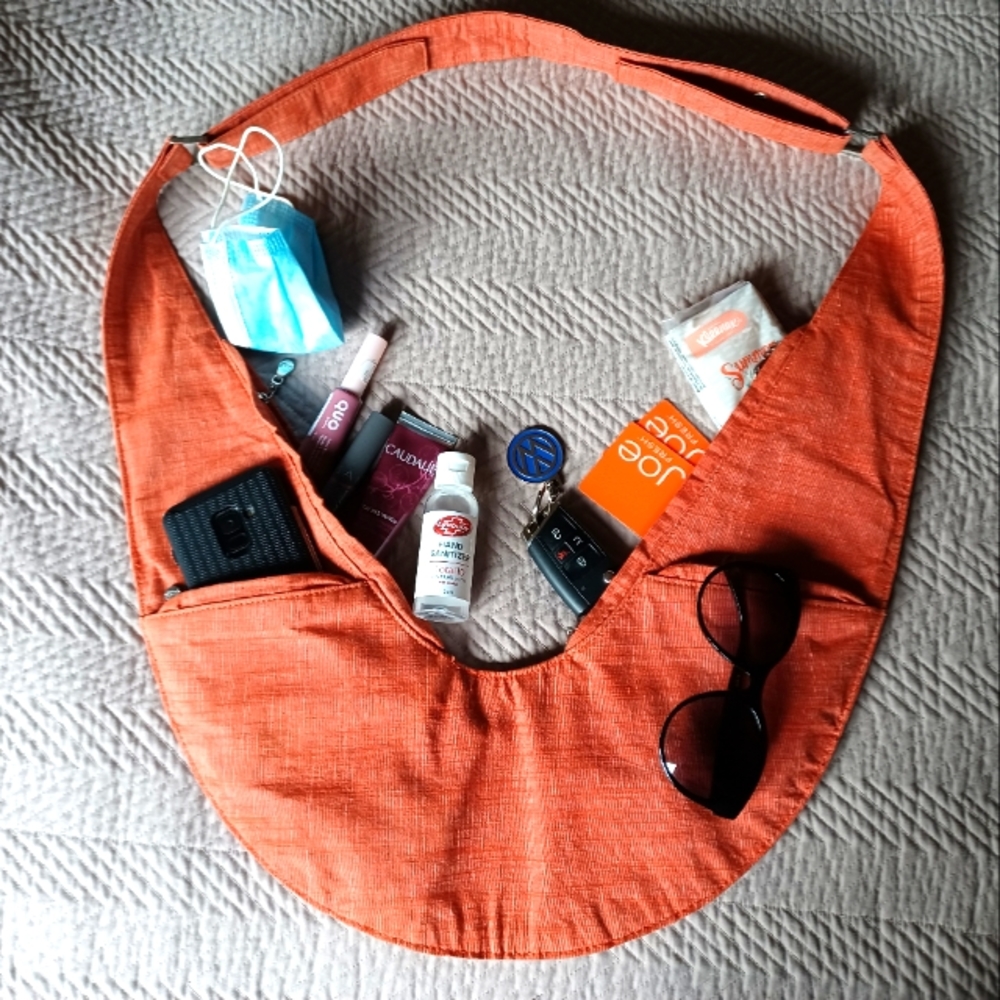 Sash bag | Coral cloth bag | modern fanny pack